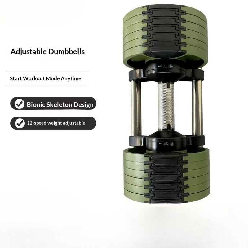 Adjustable Dumbbell Pair 40Kg - Verstelbare Dumbbells 20kg Barbell Afneembaar Heavy