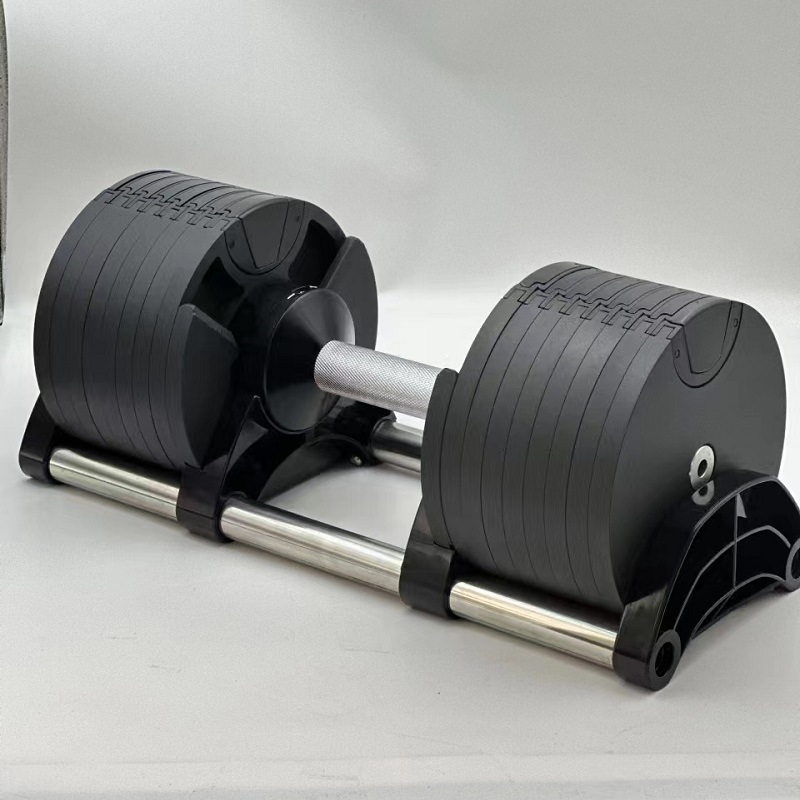 Adjustable Dumbbell Pair 40Kg - Verstelbare gewichtsfitnessset met gietijzeren dumbbells, voordelige