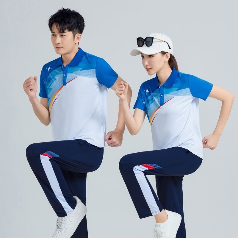 Team Sports - Unisex Casual Sportset Witte Broek Top