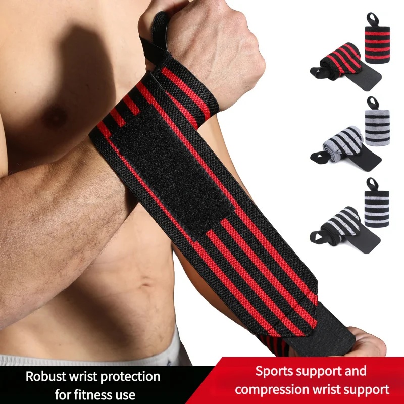 Wrist Wraps Weightlifting Support - Verstelbare polsbandage voor fitness, ter bescherming