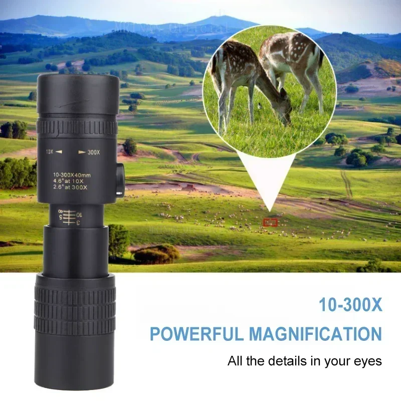 10-300X Zoom HD Monoculaire Te - Hiking recensie en prijs